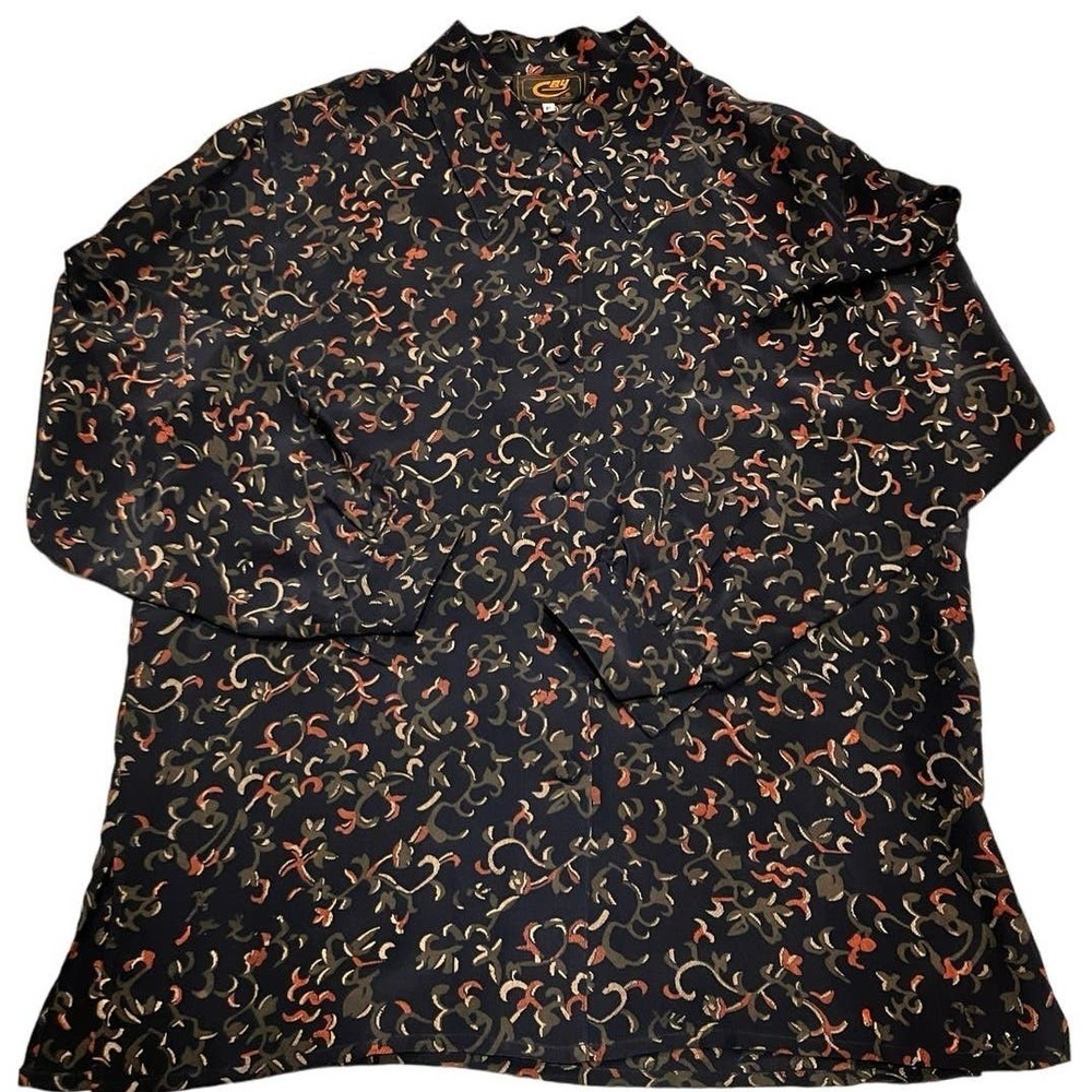 CQY Floral Top Blouse long Sleeve‎